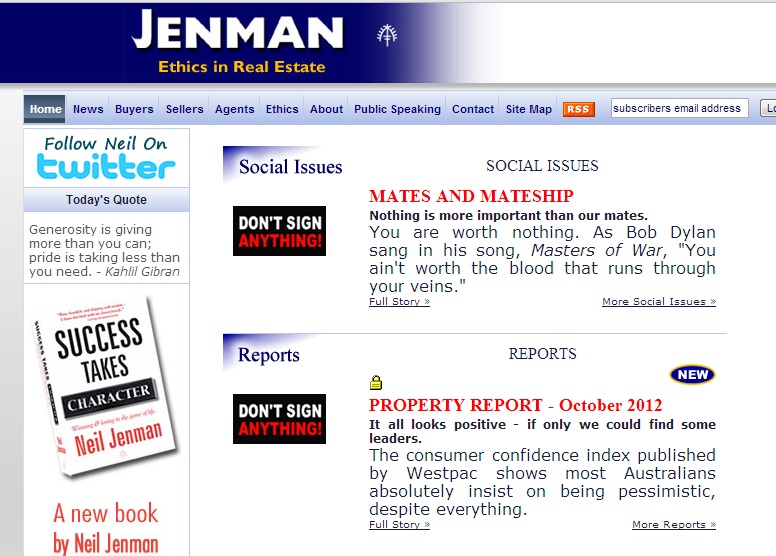 FHB Tips: Jenman Website