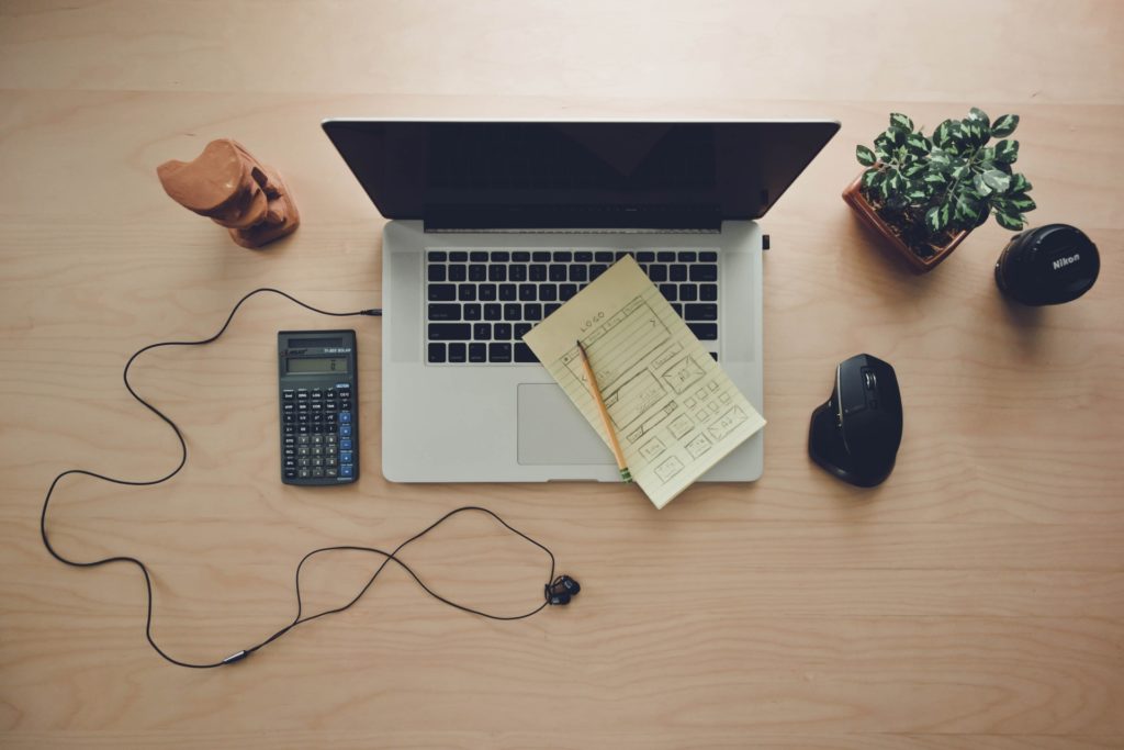 Laptop On Desk