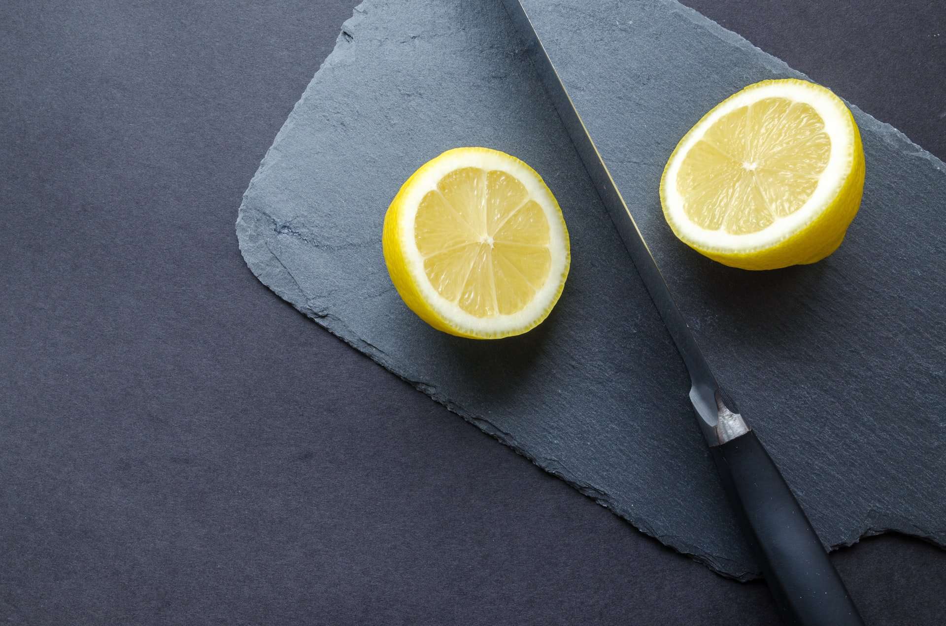 Cut Lemon In Half
